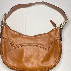 Brown Michael Kors Mini Shoulder Bag w/ gold hardware
